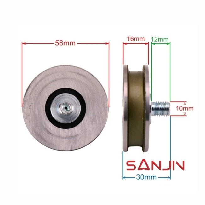 XIZI OTIS Elevator AT120 Door Hanger Roller 56x16x6201