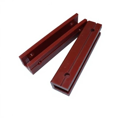 Forro vermelho 140x10mm da sapata do guia do elevador para o trilho de guia do contrapeso do carro do elevador